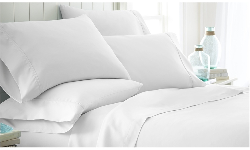 Image 4: Bamboo Softness Luxury 6 Piece Softest Bed Sheet Set