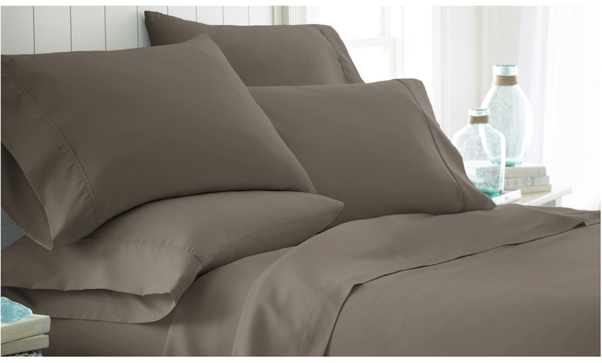 Image 8: Bamboo Softness Luxury 6 Piece Softest Bed Sheet Set