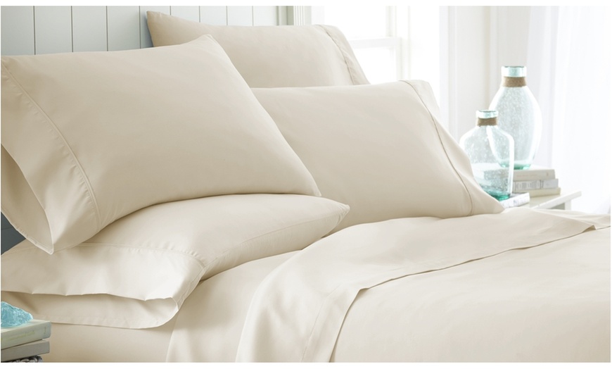 Image 10: Bamboo Softness Luxury 6 Piece Softest Bed Sheet Set