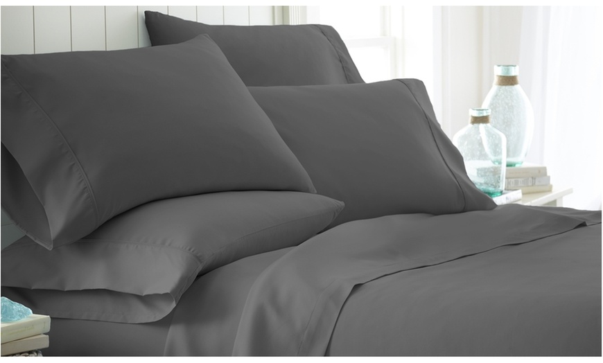 Image 12: Bamboo Softness Luxury 6 Piece Softest Bed Sheet Set