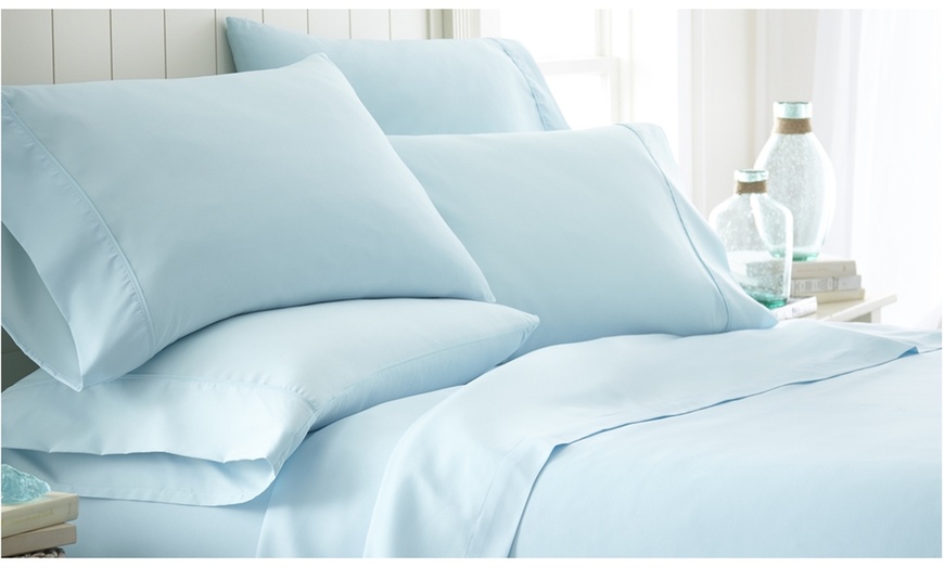 Image 18: Bamboo Softness Luxury 6 Piece Softest Bed Sheet Set