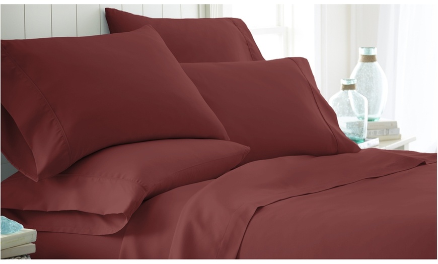 Image 20: Bamboo Softness Luxury 6 Piece Softest Bed Sheet Set