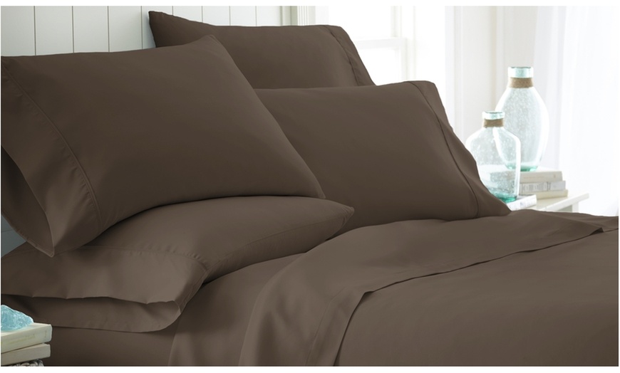 Image 32: Bamboo Softness Luxury 6 Piece Softest Bed Sheet Set