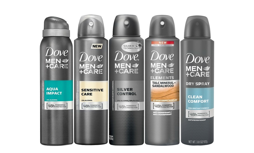 Image 1: 10-Pack Dove Antiperspirant Spray Deodorant For Men