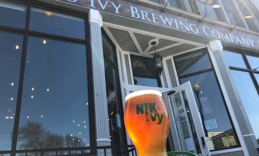 Image 2: Beer Flight at Nik and Ivy Brewing
