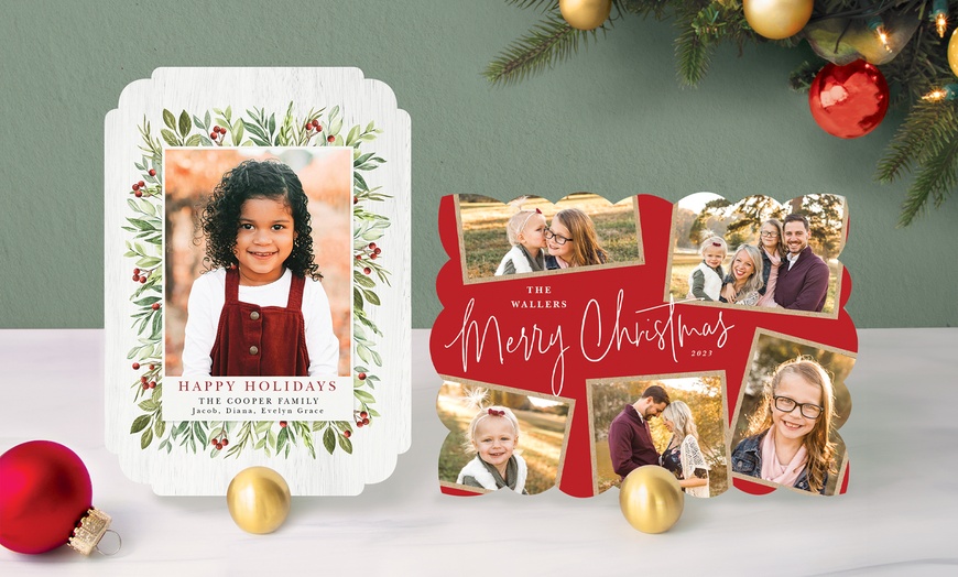 Image 2: Up to 76% Off Custom Holiday Photo Cards    