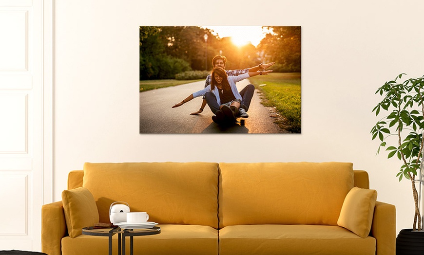 Image 1: Up to 83% Off a Custom Canvas Print from CanvasOnSale
