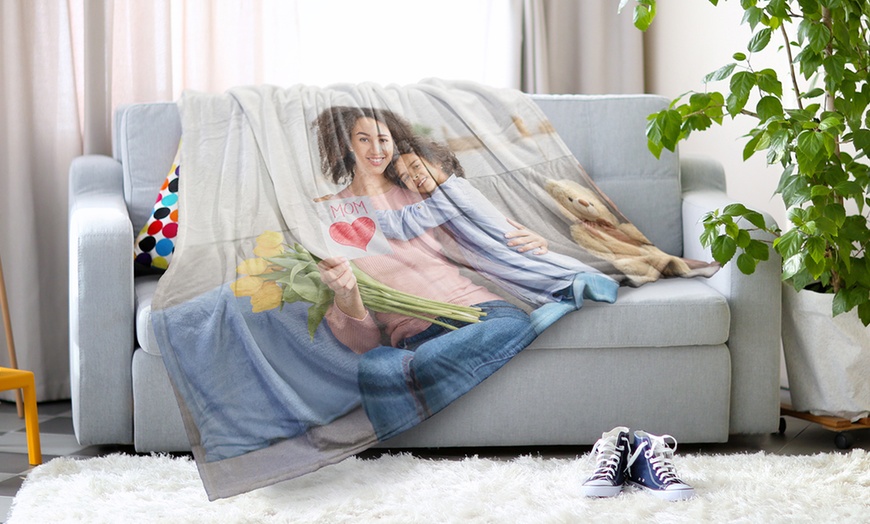 Image 2: Up to 89% Off Personalized Photo Blankets from ✰ Printerpix ✰